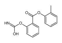 (2-methylphenyl) 2-carbamoyloxybenzoate Structure