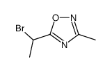 5-(1-bromoethyl)-3-methyl-1,2,4-oxadiazole结构式