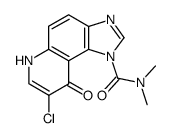 8-chloro-1-(N,N-dimethylcarbamoyl)-1H,6H-imidazo<4,5-f>quinol-9-one结构式
