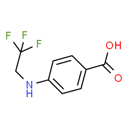 4-[(2,2,2-Trifluoroethyl)amino]benzoic acid Structure