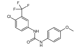 Urea, N-[4-chloro-3-(trifluoromethyl)phenyl]-N'-(4-methoxyphenyl) Structure