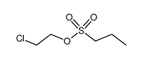 propane-1-sulfonic acid-(2-chloro-ethyl ester) Structure