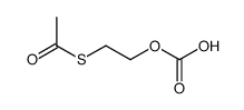 S-(2-carboxyoxyethyl) ethanethioate结构式