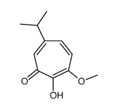 2-hydroxy-3-methoxy-6-propan-2-ylcyclohepta-2,4,6-trien-1-one结构式