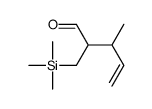 3-methyl-2-(trimethylsilylmethyl)pent-4-enal Structure