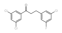 3-(3-CHLORO-5-FLUOROPHENYL)-3',5'-DICHLOROPROPIOPHENONE结构式