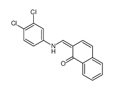 2-[(3,4-dichloroanilino)methylidene]naphthalen-1-one Structure