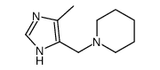 1-[(5-methyl-1H-imidazol-4-yl)methyl]piperidine Structure