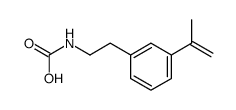 2-(3-prop-1-en-2-ylphenyl)ethylcarbamic acid结构式