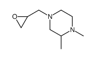 Piperazine, 4-(2,3-epoxypropyl)-1,2-dimethyl- (7CI)结构式