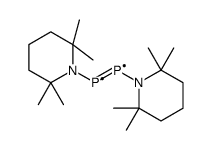 (2,2,6,6-tetramethylpiperidin-1-yl)-(2,2,6,6-tetramethylpiperidin-1-yl)phosphanylidenephosphane结构式