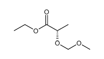 Propanoic acid, 2-(methoxymethoxy)-, ethyl ester, (2S) Structure