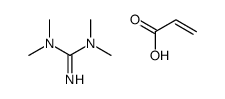 prop-2-enoic acid,1,1,3,3-tetramethylguanidine结构式