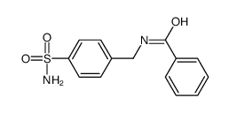 N-[(4-sulfamoylphenyl)methyl]benzamide结构式