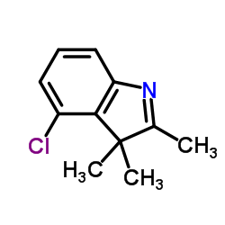 3H-Indole, 4-chloro-2,3,3-trimethyl-结构式