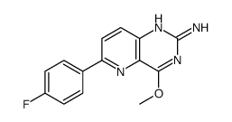 6-(4-fluorophenyl)-4-methoxypyrido[3,2-d]pyrimidin-2-amine结构式