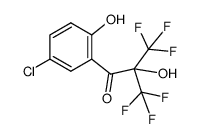 2-(2'-hydroxy-5'-chlorophenyl)-2-oxo-1,1-bis(trifluoromethyl)ethanol Structure