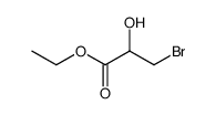 ethyl 3-bromo-2-hydroxypropanoate结构式