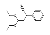 α-(2,2-diethoxyethyl)benzyl cyanide结构式
