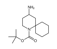 2-Methyl-2-propanyl 4-amino-1-azaspiro[5.5]undecane-1-carboxylate结构式