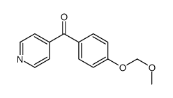 [4-(Methoxymethoxy)phenyl](4-pyridinyl)methanone Structure