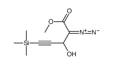 2-diazonio-3-hydroxy-1-methoxy-5-trimethylsilylpent-1-en-4-yn-1-olate结构式