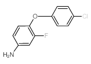 4-(4-Chlorophenoxy)-3-fluoroaniline Structure