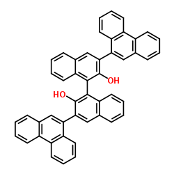 (S)-3,3'-Di-9-phenanthrenyl-[1,1'-binaphthalene]-2,2'-diol Structure
