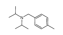 N-isopropyl-N-(4-methylbenzyl)propan-2-amine结构式