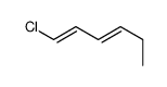 1-chlorohexa-1,3-diene结构式