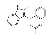 4-(2-methyl-1H-indol-3-yl)-4-phenylbutan-2-one Structure