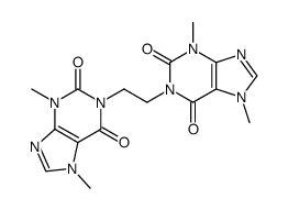 1-[2-(3,7-dimethyl-2,6-dioxopurin-1-yl)ethyl]-3,7-dimethylpurine-2,6-dione Structure