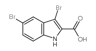 3,5-Dibromo-1H-indole-2-carboxylic acid Structure