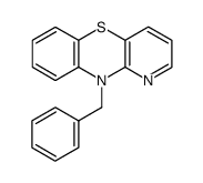 10-benzyl-10H-benzo[b]pyrido[2,3-e][1,4]thiazine结构式
