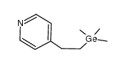 4-(2-trimethylgermylethyl)pyridine Structure