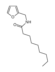 N-(furan-2-ylmethyl)nonanamide Structure