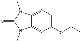 5-Ethoxy-1,3-dimethyl-1,3-dihydro-benzoimidazol-2-one结构式