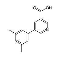 5-(3,5-Dimethylphenyl)nicotinic acid structure