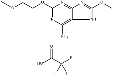 8-(methoxy)-2-([2-(methoxy)ethyl]oxy)-9H-purin-6-amine trifluoroacetate picture