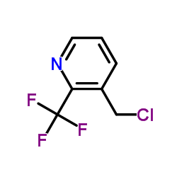 3-(chloromethyl)-2-(trifluoromethyl)pyridine Structure