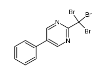 2-Tribromomethyl-5-phenylpyrimidine结构式
