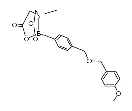 N-methyliminodiacetic acid boronate Structure