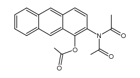 1-acetoxy-2-diacetylamino-anthracene结构式