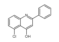5-chloro-2-phenyl-quinolin-4-ol Structure