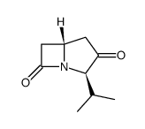 1-Azabicyclo[3.2.0]heptane-3,7-dione,2-(1-methylethyl)-,(2R-cis)-(9CI)结构式