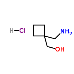 1-(Aminomethyl)-cyclobutaneMethanol HCl结构式