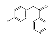 2-(4-FLUORO-PHENYL)-1-PYRIDIN-4-YL-ETHANONE Structure