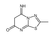 5-imino-2-methyl-[1,3,4]thiadiazolo[3,2-a]pyrimidin-7-one Structure