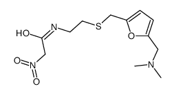N-[2-[[5-[(dimethylamino)methyl]furan-2-yl]methylsulfanyl]ethyl]-2-nitroacetamide结构式