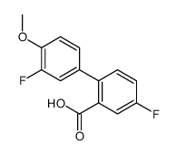 5-fluoro-2-(3-fluoro-4-methoxyphenyl)benzoic acid结构式